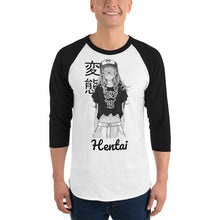 Load image into Gallery viewer, Hentai 3/4 Sleeve Raglan Shirts