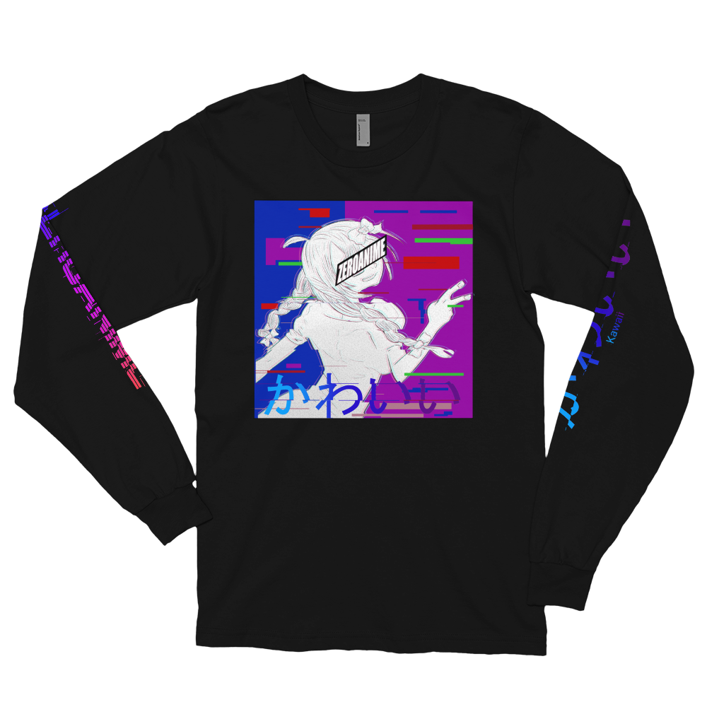 Kawaii Glitch Long sleeve T-shirt