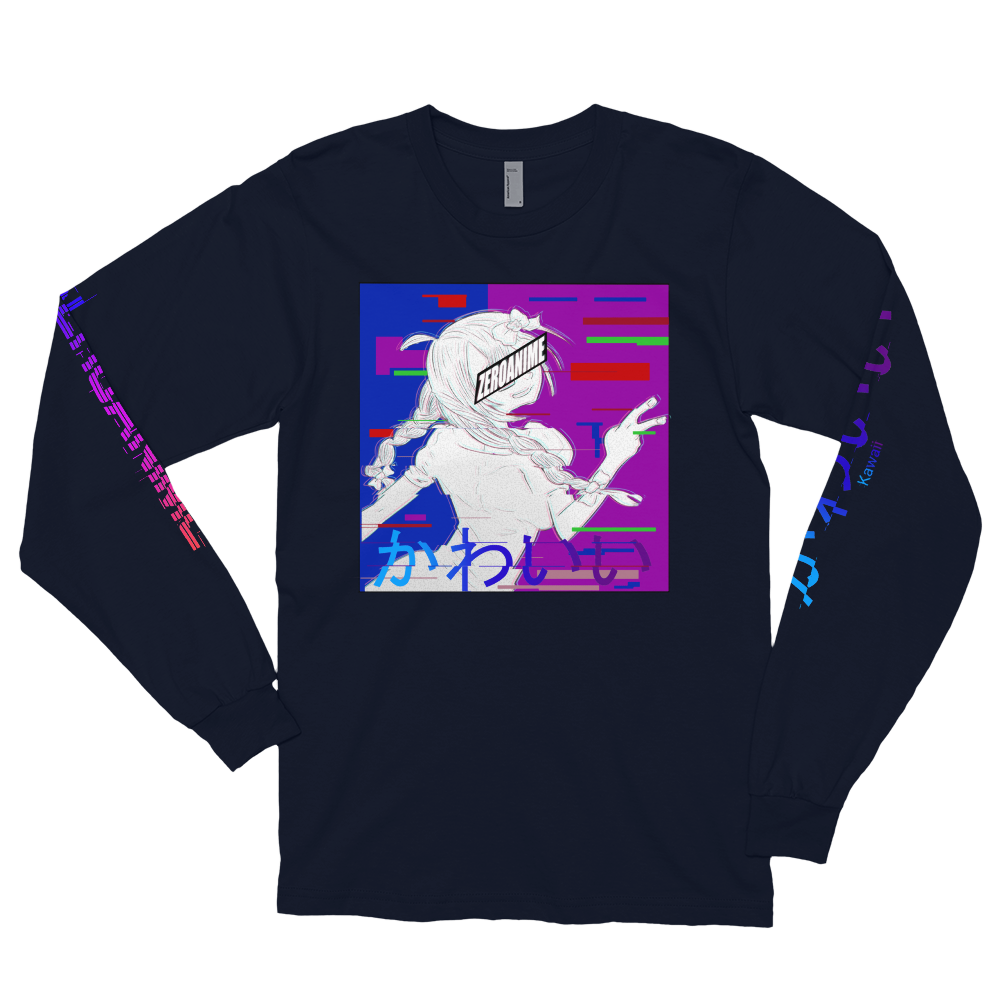 Kawaii Glitch Long sleeve T-shirt