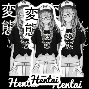 Hentai-designed Bubble-free stickers